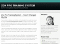 zoxprotrainingsystem.net