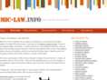 mic-law.info
