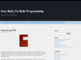 easyrubyonrailsprogramming.com