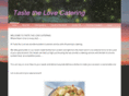 tastethelovecatering.com