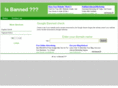 isbanned.com