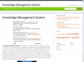 knowledgemanagementsystem.org