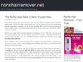 nonohairremover.net