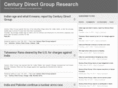 centurydirectgroupresearch.com
