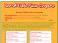 roundtablepizzacoupons.net