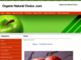 organicnaturalchoice.com