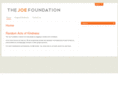 thejoefoundation.org