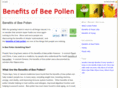 benefitsofbeepollen.org