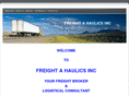 freightahaulics.com