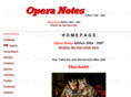 opera-notes.com