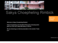 sakyachoepheling.com