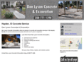 danlysonconcreteandexcavation.com