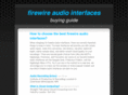 firewireaudiointerfaces.com