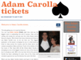 adamcarollatickets.com