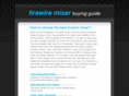 firewiremixer.com