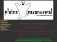 plainsparanormal.com