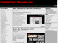 paintballgunmanuals.com