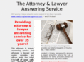 theattorneyansweringservice.com