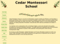 cedarmontessorischool.org