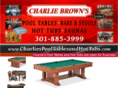 charliespooltablesandhottubs.com