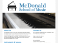 mcdonaldschoolofmusic.com