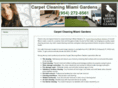 miamigardenscarpetcleaning.com