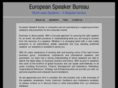 europeanspeakerbureau.com