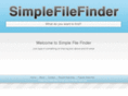 simplefilefinder.com