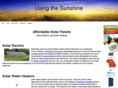 usingthesunshine.com