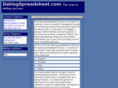 datingspreadsheet.com