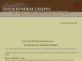 davisfuneralchapel.com