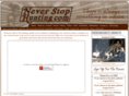 neverstophunting.com