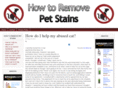 howtoremovepetstains.com