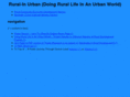 rural-in-urban.com