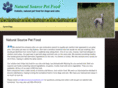 naturalsourcepetfood.com