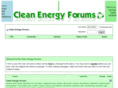 cleanenergyforums.net