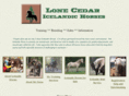 lonecedaricelandichorses.com