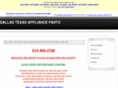 dallastexasapplianceparts.com