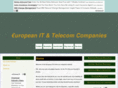 europeanitcompanies.com