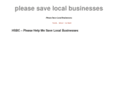 pleasesavelocalbusinesses.com