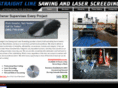 straightlinesawingandlaserscreeding.com