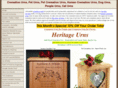 heritageurns.net