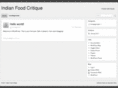 indianfoodcritic.com