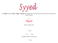 syyed.net