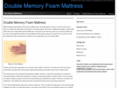 doublememoryfoammattress.co.uk