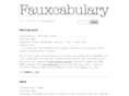 fauxcabulary.com