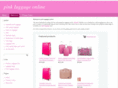 pinkluggageonline.com