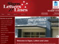 signslettersandlines.com
