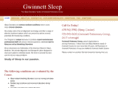 gwinnettsleep.com