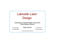 lakesidelawndesign.com